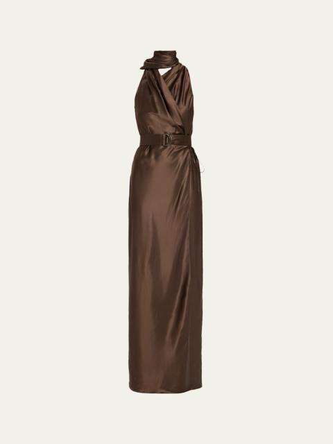 Ralph Lauren Rynn Washed Duchesse Evening Dress