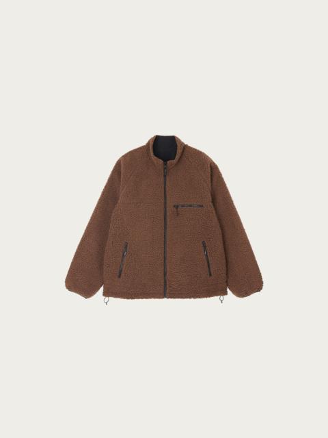GRAMICCI Reversible Sherpa Jacket - Dark Brown/Black