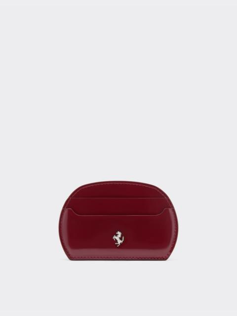 Ferrari Ferrari Dino glossy leather card holder
