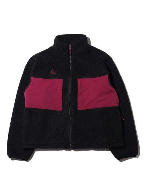 Nike Lab ACG Fleece Jacket 'Black Villain Red' CT2950-010
