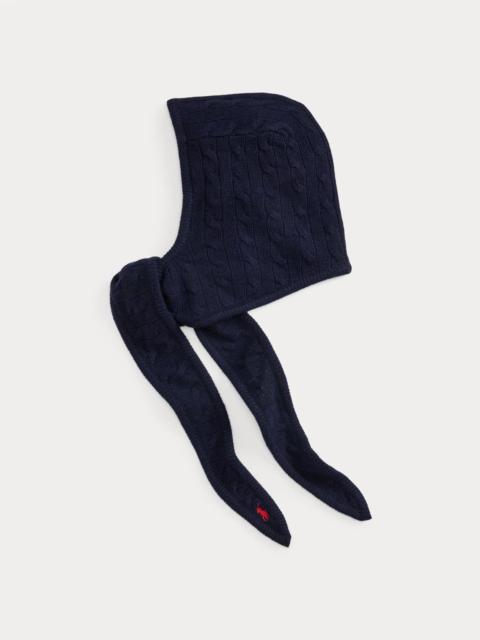 Polo Ralph Lauren Cable-Knit Wool-Cashmere Wrap Snood