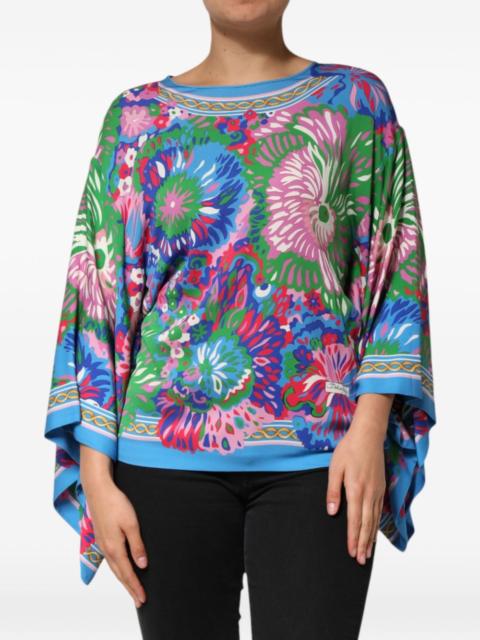 Dolce & Gabbana floral-print silk top