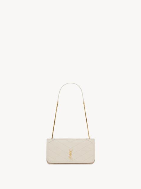 SAINT LAURENT NIKI CHAIN POUCH IN VINTAGE LEATHER