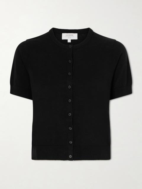LA LIGNE Cropped Knitted Cardigan