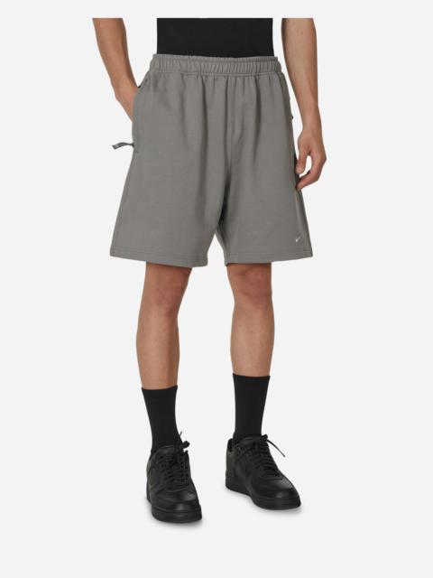 Nike Solo Swoosh French Terry Shorts Flat Pewter