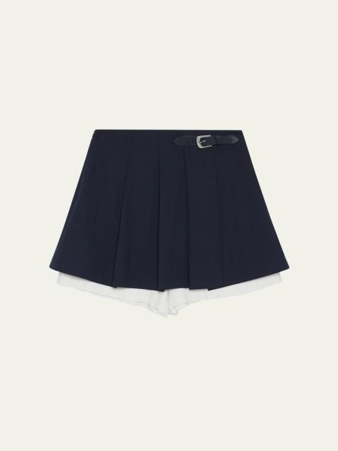 SIMKHAI Suzie Pleated Shorts