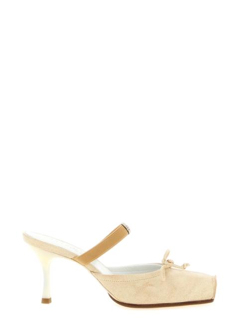 MM6 Maison Margiela Square toe mules