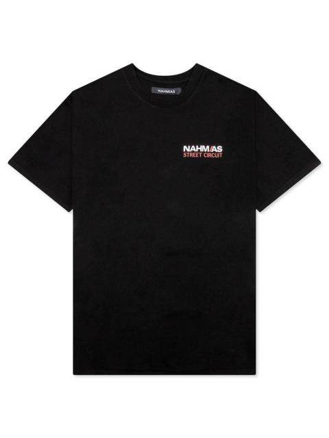 NAHMIAS FEATURE X NAHMIAS STREET CIRCUIT TEE - BLACK