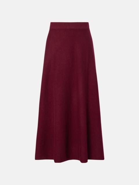 LISA YANG Torie cashmere midi skirt