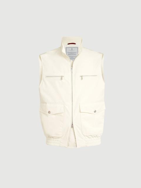 Brunello Cucinelli Bonded nylon vest with Thermore® padding