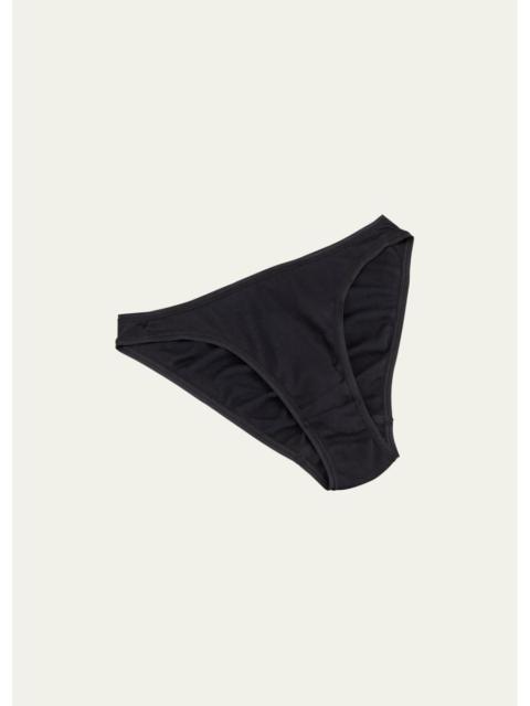 HANRO Seamless High-Cut Cotton Briefs