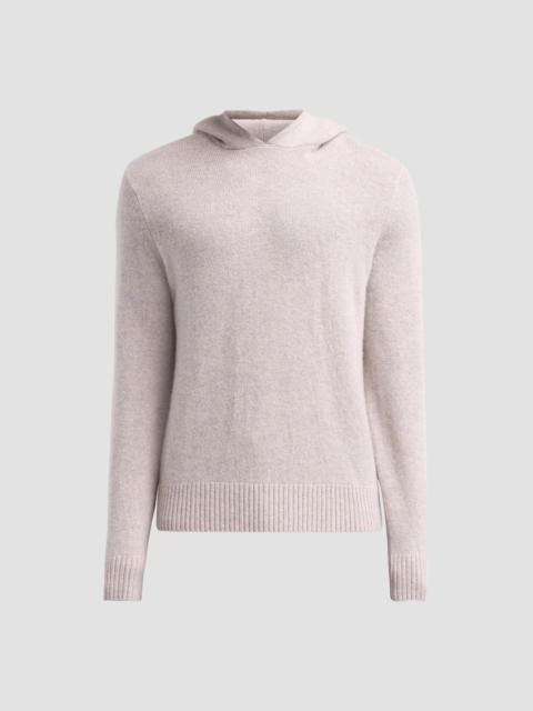 Vince Men's Multi Mélange Cashmere Hoodie - Snowberry