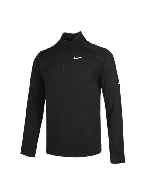 Nike Nk Df Elmnt Top Hz Casual Breathable Sports Long Sleeves Black DD4757-010
