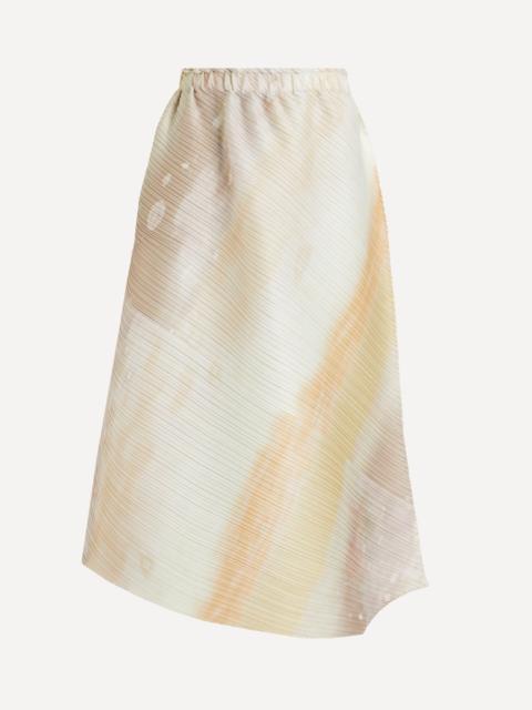 Pleats Please Issey Miyake SEA BUBBLE Pleated Midi Skirt
