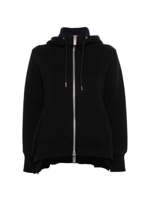 asymmetric zip-up hoodie