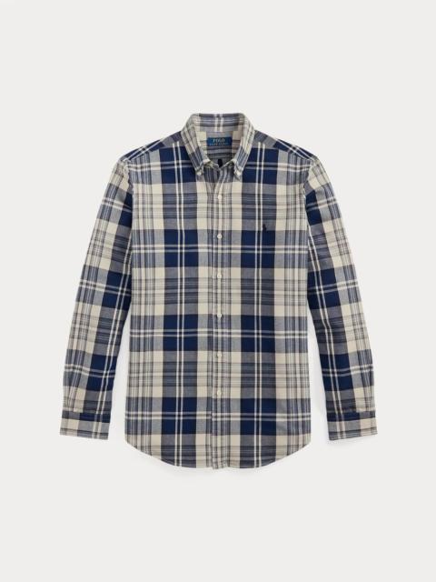 Polo Ralph Lauren Classic Fit Plaid Brushed Oxford Shirt