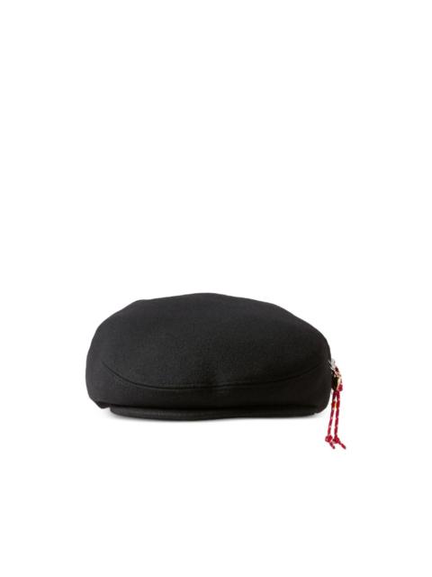 Claudie Pierlot wool beret with metal brooch