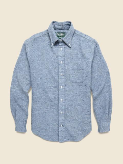 Gitman Vintage Nepped Chambray Shirt - Blue