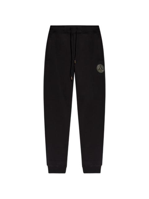 VERSACE JEANS COUTURE drawstring logo trousers