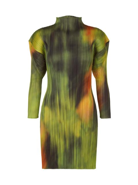 Pleats Please Issey Miyake TURNIP & SPINACH DRESS