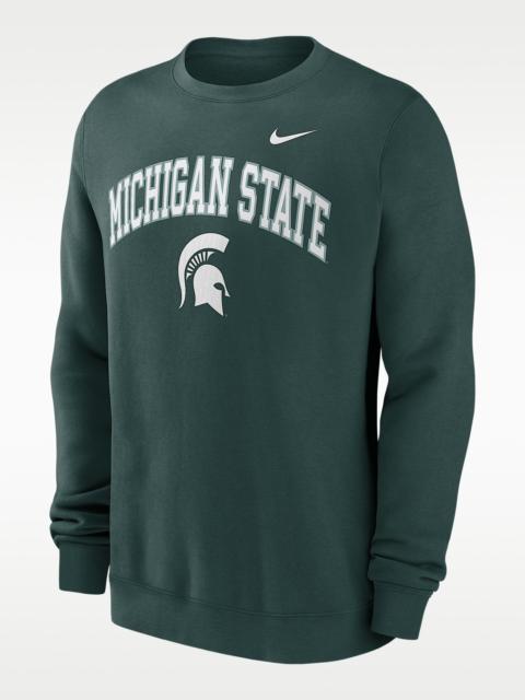 Nike Michigan State Arch Men's Nike College Pullover Crew