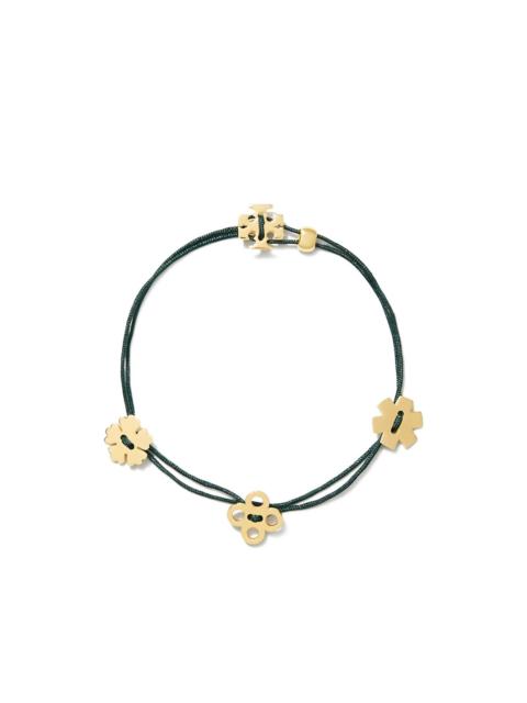TORY BURCH Forget Me Not cord bracelet