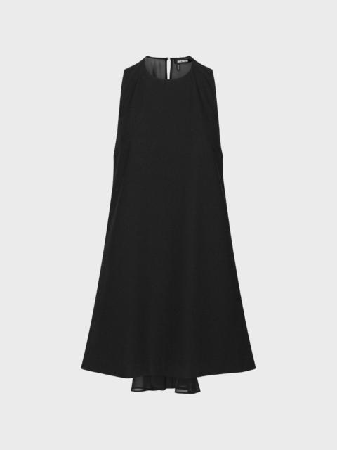 ROTATE Dress Crepe Mini A-Line Black