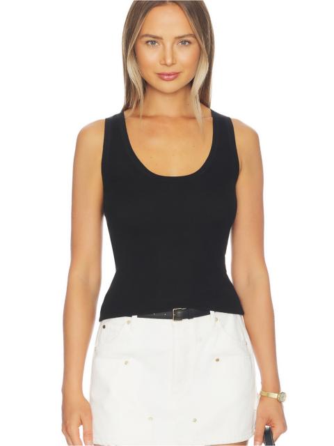 RENGGLI Scoop Neck Rib Tank