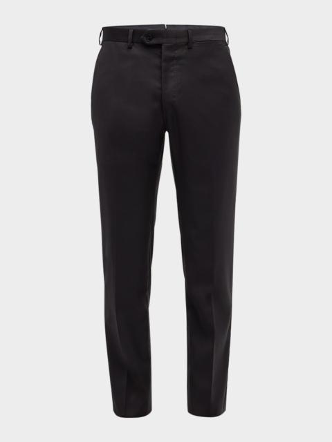 Brioni Men's Solid Wool Trousers