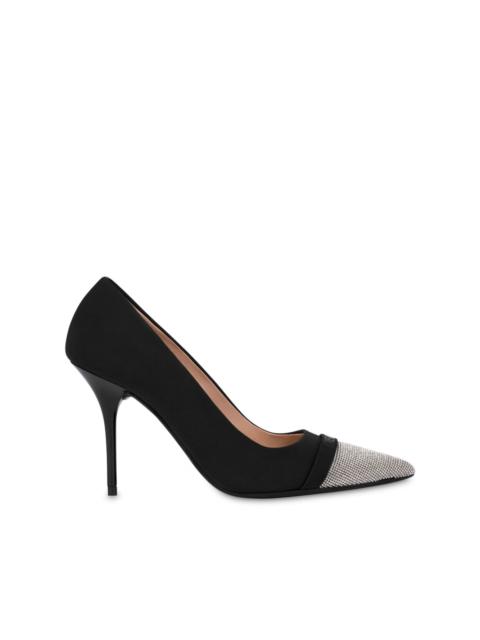 Moschino contrasting leather pumps