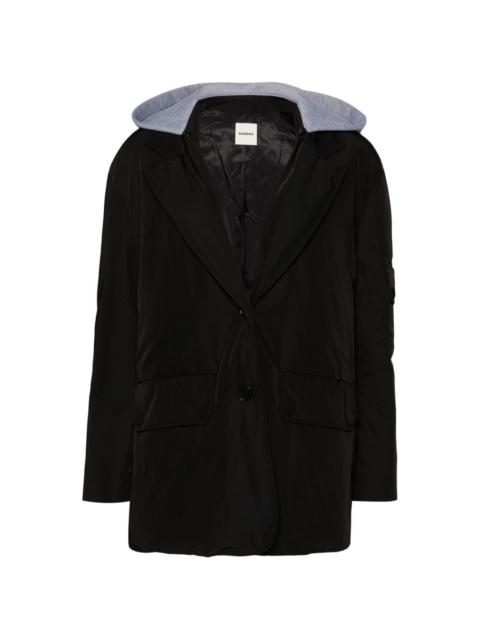 Sandro hooded puffer jacket