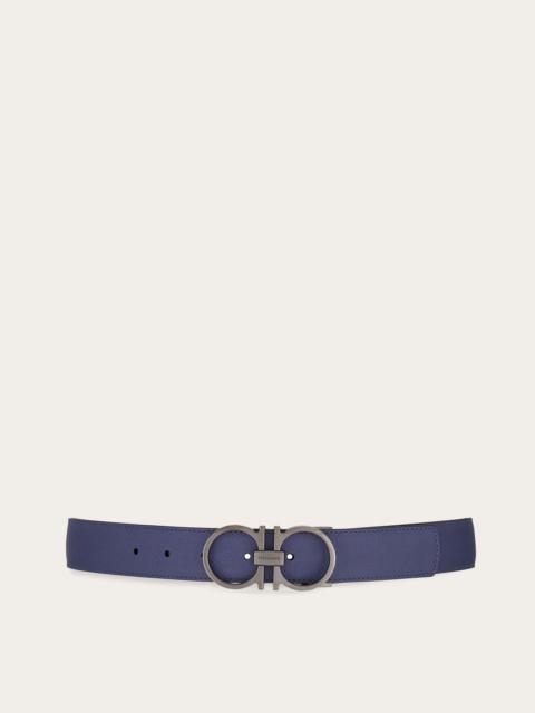 FERRAGAMO Reversible and adjustable Gancini belt