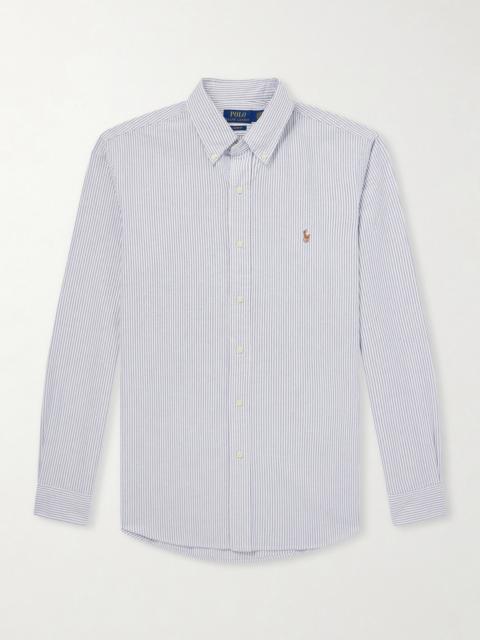Polo Ralph Lauren Logo-Embroidered Striped Cotton Shirt