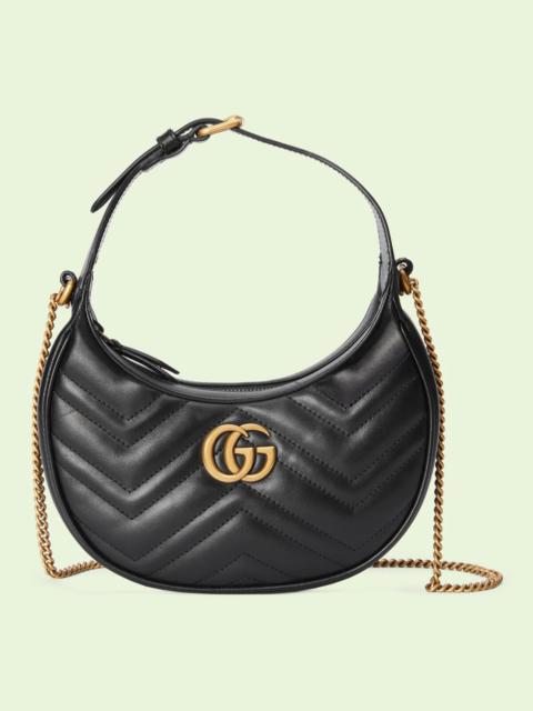 GUCCI GG Marmont half-moon-shaped mini bag