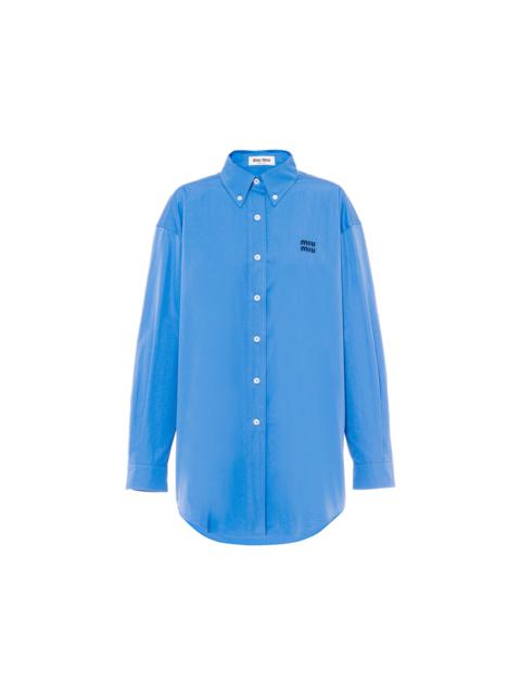 Miu Miu Oversized poplin shirt