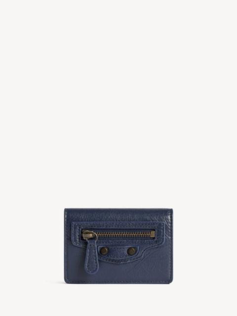 BALENCIAGA Women's Le City Mini Wallet in Dark Maree