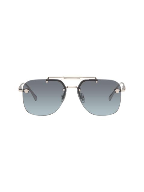 VERSACE Silver Medusa Sunglasses