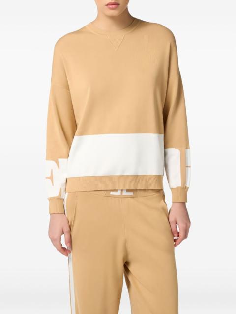 ELISABETTA FRANCHI patch-pocket belt-fastening cardigan