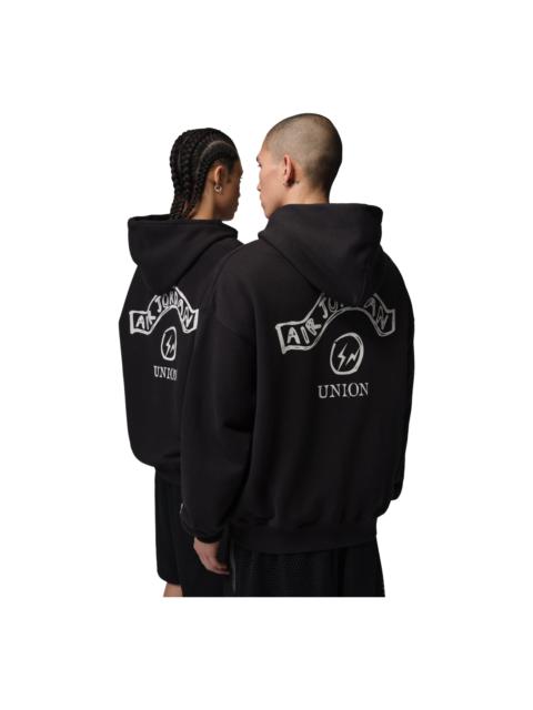 Jordan Air Jordan x Union x Fragment Full-Zip Up Hoodie 'Black Pale Ivory' IR0641-010
