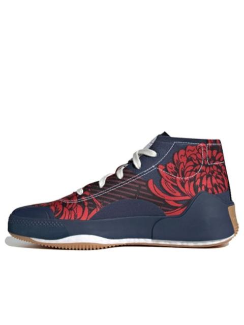 adidas (WMNS) adidas Stella McCartney x Treino Mid 'Floral Print - 콜라겐 해군 FY1641