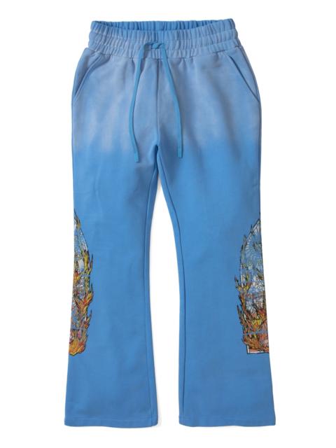 WHO DECIDES WAR FADED FLAME GLASS SWEATPANT