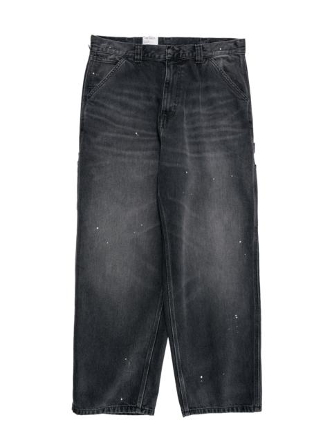 Carhartt WIP Carhartt W.I.P. OG Single Knee Pant Black Destroy Wash Splatter