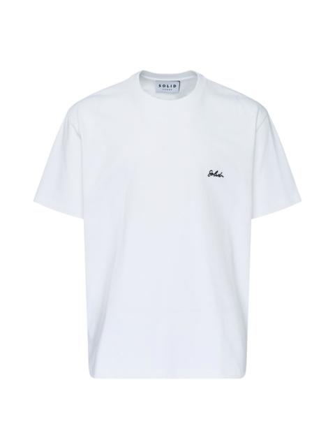 SOLID HOMME Signature Script Tee