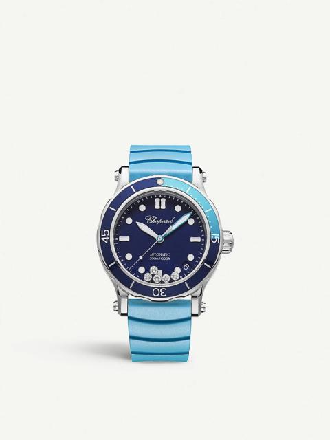 Happy Ocean stainless steel and diamond watch