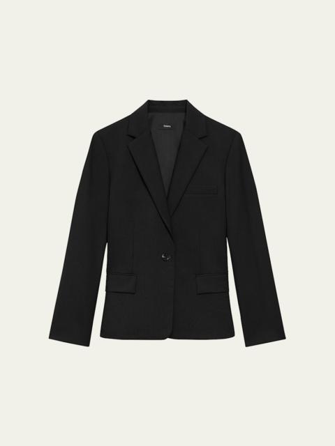 Theory Traceable Wool Slim Blazer Jacket