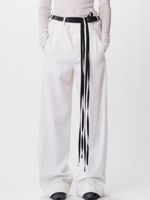 Ann Demeulemeester Belinda Loose Fit Trousers Wool Satine
