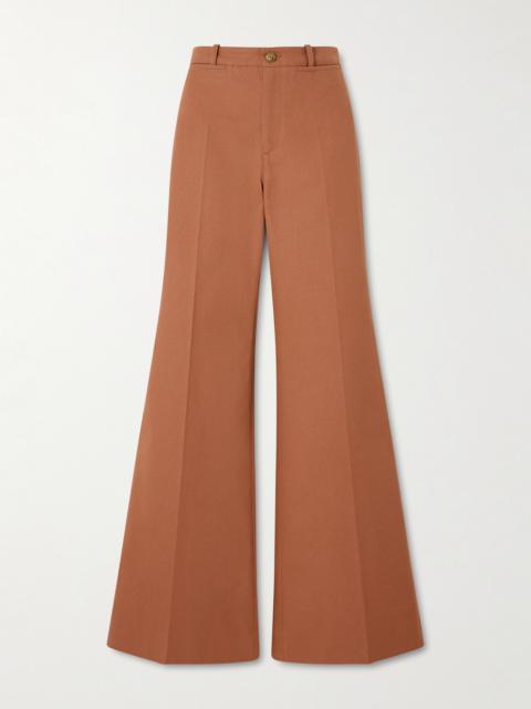 Chloé Organic Cotton Wide-leg Pants