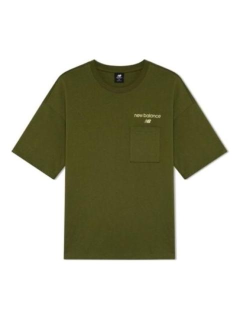 New Balance Logo Print T-Shirt 'Green' AMT22353-GEH
