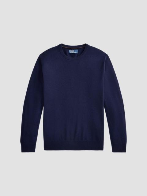 Polo Ralph Lauren Men's Cashmere Crewneck Sweater - Hunter Navy