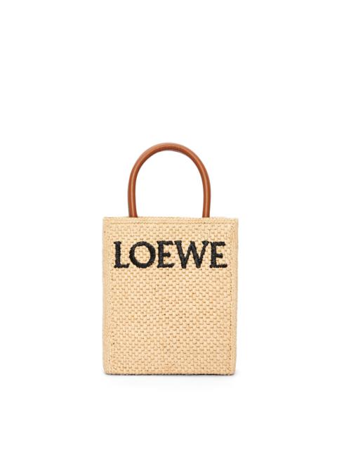 Loewe Standard A5 Tote bag in raffia